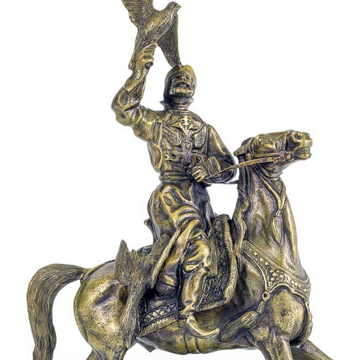 Бронзовая статуэтка «Царский сокольничий»