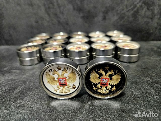 Стальные фишки «Герб России»